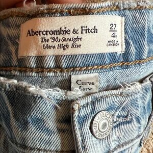 Abercrombie & Fitch Light Blue Ultra High Rise Jeans